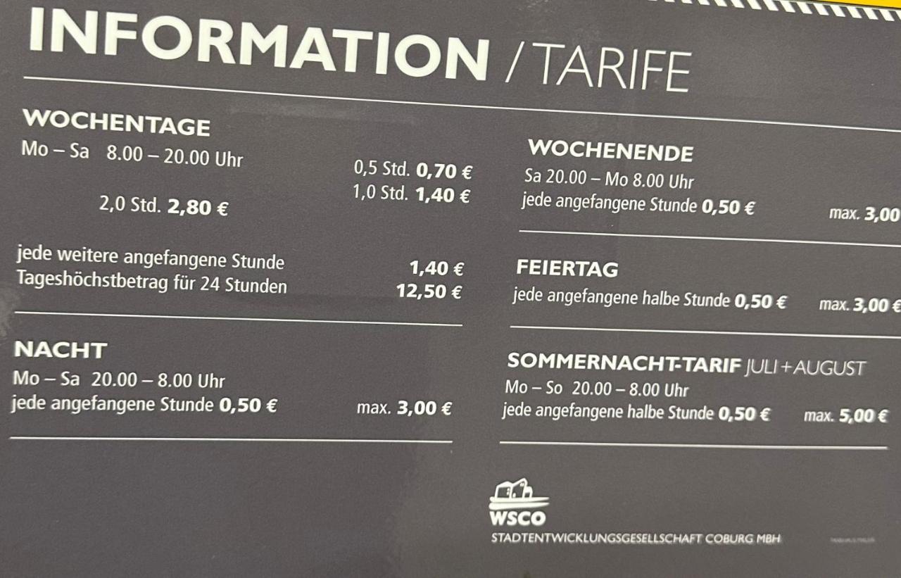Ein Gemuetliches Studio Mit Netflix Im Zentrum Bahnhofsnaehe Κόμπουργκ Εξωτερικό φωτογραφία